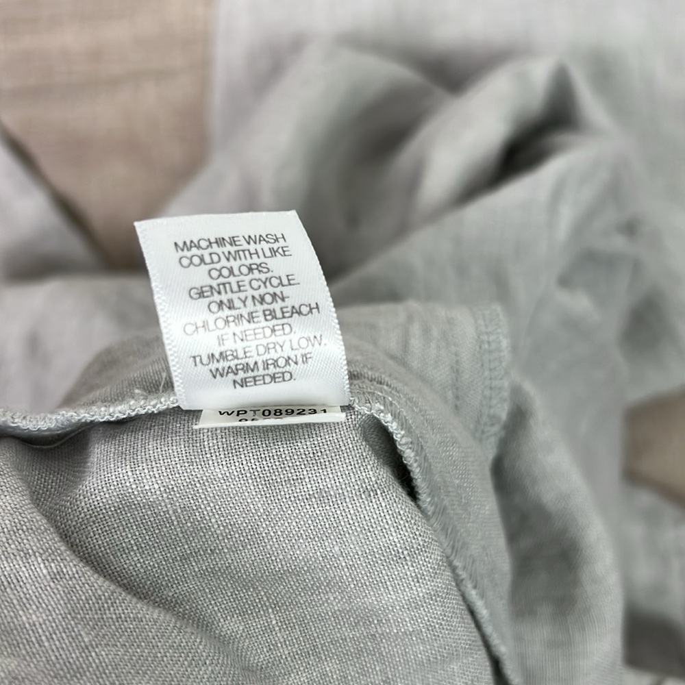 J.Jill New Women’s Large Pull-on Linen Pockets Cropped Lightweight Pant - Picture 6 of 9